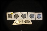 Lot of 7 $1 Susan B. Anthony Dollar Coin's