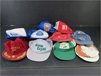 Lot of Vintage Patch Hats