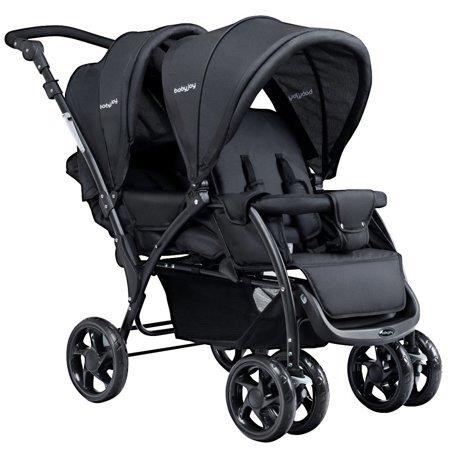Double Baby Stroller Foldable Twin Lightweight Tra
