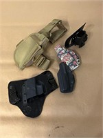 LOT DEAL OF ASSORTED HOLSTERS ETC 5 PIECES