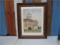 Giles 16x20" Framed County Courthouse #251/1000
