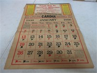 Pulaski Drug Co, 1936 Calendar