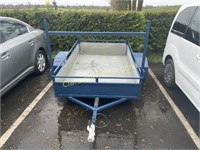 Single Axle Trailer (blue) - 7' X 4'6