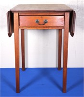 Vintage Mahogany 1-Drawer Stand