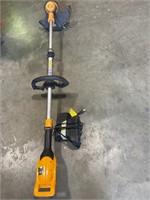 Cub cadet battery weed trimmer with bat& charger