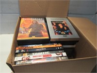 BOX LOT ASSORTED DVDs