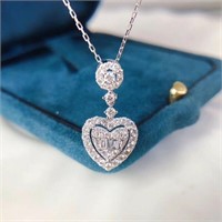 Heart Cubic Zirconia Necklace