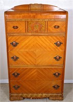 Art Deco Waterfall Chest of Drawers