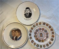 John F. Kennedy Plates
