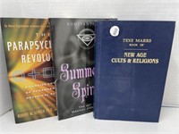 3 Books - Texe Marrs Book Of New Age Cults &