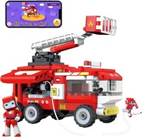 BOTZEES Fire Truck STEM Kit for Kids (170PCS)