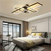 Modern LED Ceiling 80W Lights 4-Light With Remote