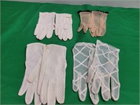 4 pair's Lady's Dress Gloves