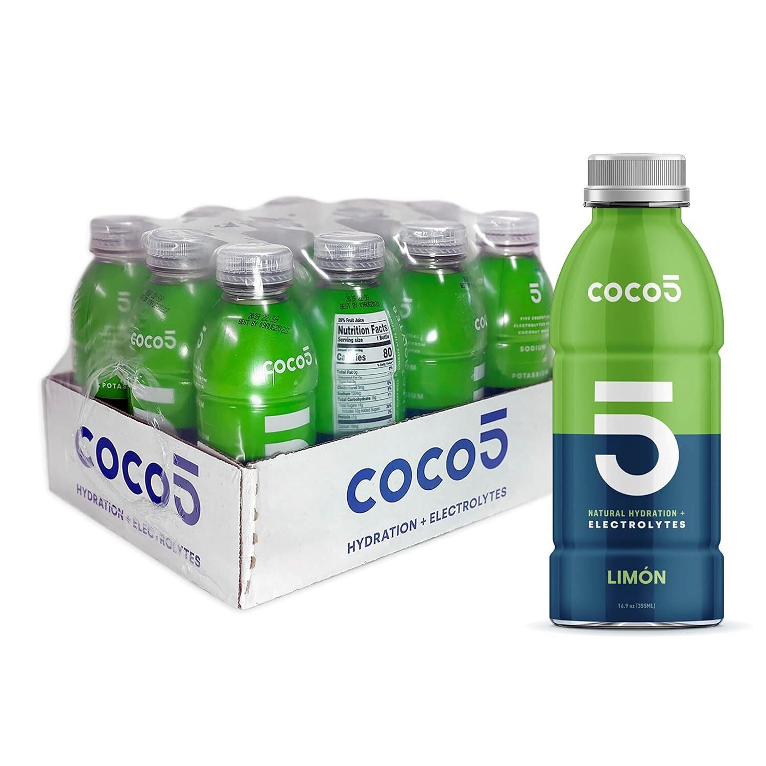 COCO5 Limon Hydration 16.9Oz  Pack of 12