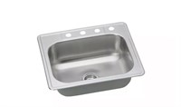 PROFLO 25 x 22 in. 4-Hole Stainless Steel Sink