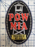 Pow Mia iron on patch