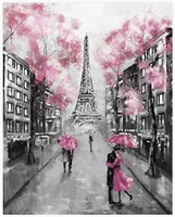 Paint by Numbers Kit  Pink Street 20x24