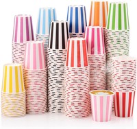 Thenshop 500 Pack 8 oz Multicolor Paper Cups
