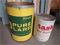 Lard and Shortening Cans
