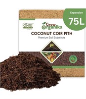 11Lbs Grow Organiks Coco Coir Pith,Coco Peat