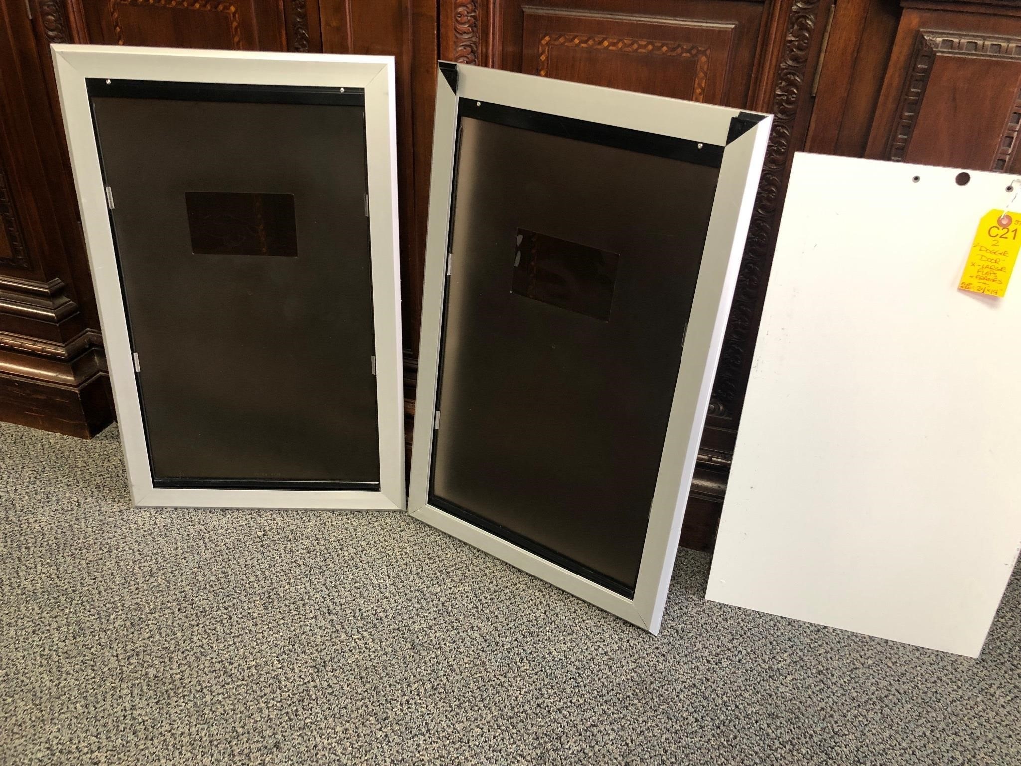 2pc Doggy Door Frames Extra Large Flap