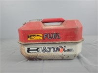 Vintage Metal Gas Can Tool Box