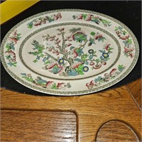 indian tree platter by Johnson brother