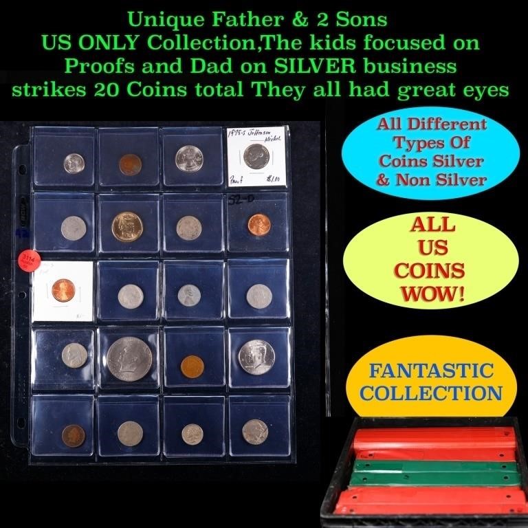 Unique Father & 2 Sons US ONLY Collection,The kids