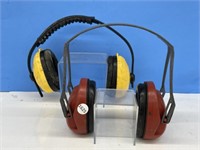 two sets safety ear muffs