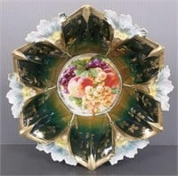 R.S. Prussia molded Tiffany finish fruit motif