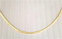 14K gold box chain - 20" long; 6.2 grams