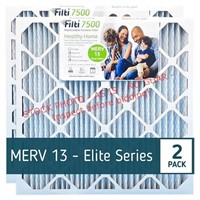 4ct Filti 7500 MERV13 Air Filters 16x20x2
