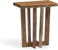 Berkshire Live Edge Solid Wood End Table NOTE