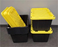 7 - 27 gallon Muscle Rack plastic bins