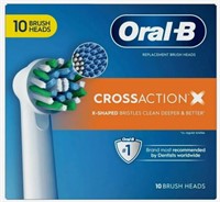 ORALB CROSSACTION 10 REPLACEMENT HEADS PACK