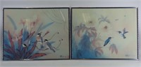 Pair Framed Johnny Lung Prints