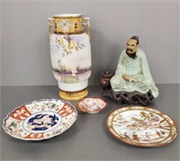 Group of Asian porcelain & pottery items