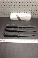 Lot of 3 Magnum Rubber Traning Knifes