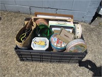 Crate Full of Frames, Tins & More