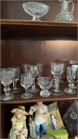 Middle row glassware