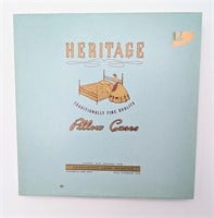 Pair Of Heritage Embroidered Pillow Cases