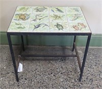 Mid Century Tile Top Stand