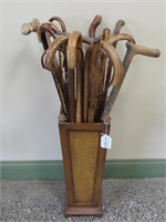 Selection of Canes with Stand
