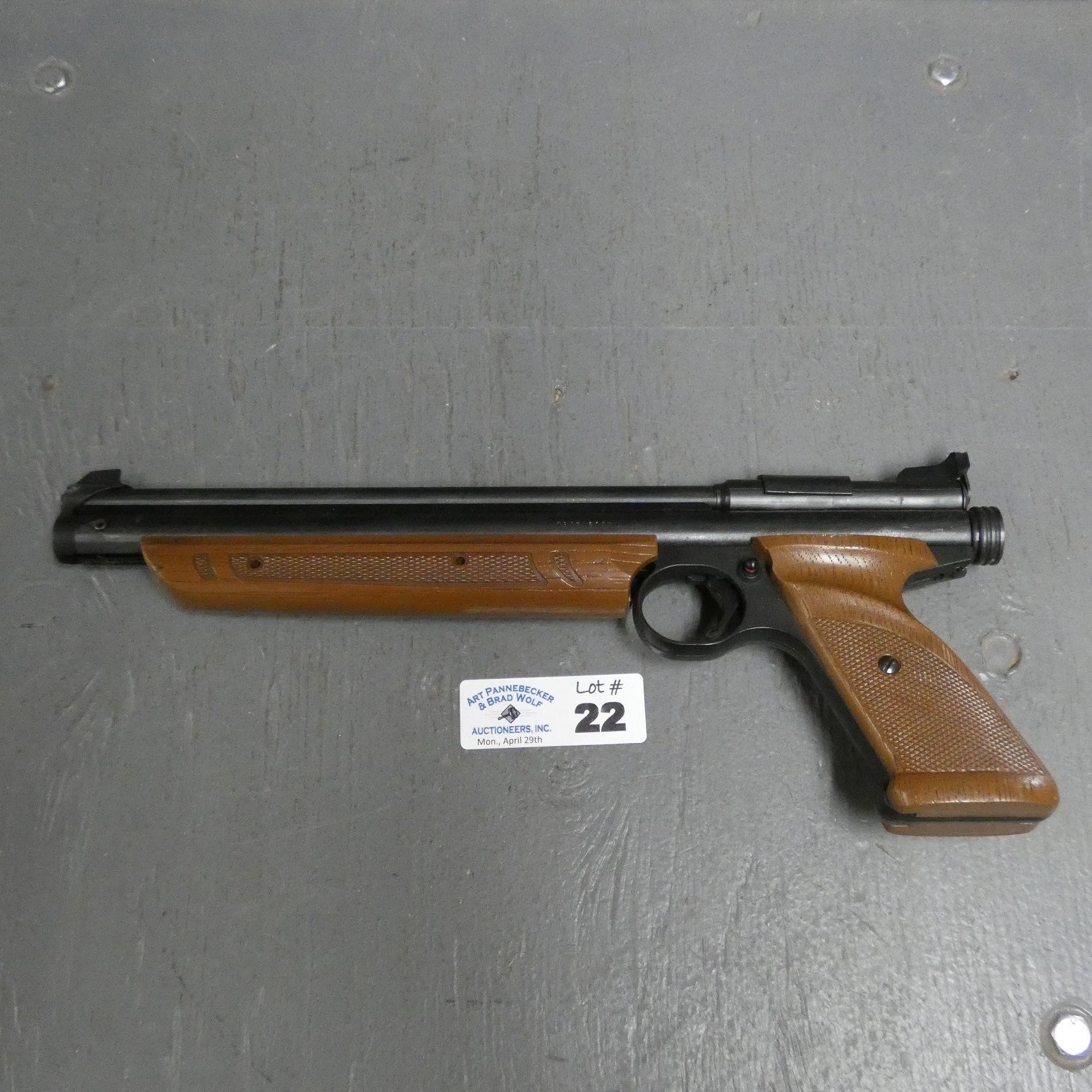 Medalist Model 1322 .22 Cal Pellet Airgun Pistol