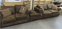 3pc. Faux Leather Living Room Suite