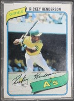 1980 TOPPS RICKEY HENDERSON BASEBALL CARD