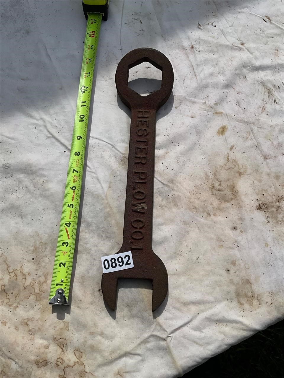 Hester Plow Co- large wrench