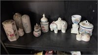 Elephant and ginger jars