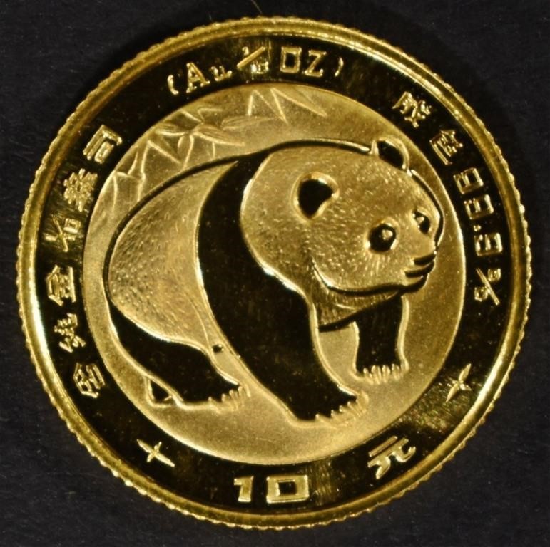 1983 1/10 OZ GOLD CHINESE PANDA