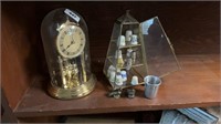 Thimble collection and clock